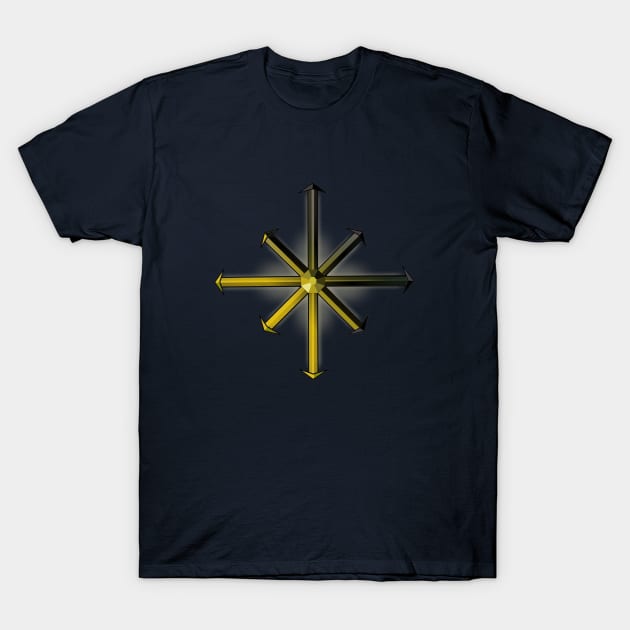 Chaos Star T-Shirt by HarleyKallisti